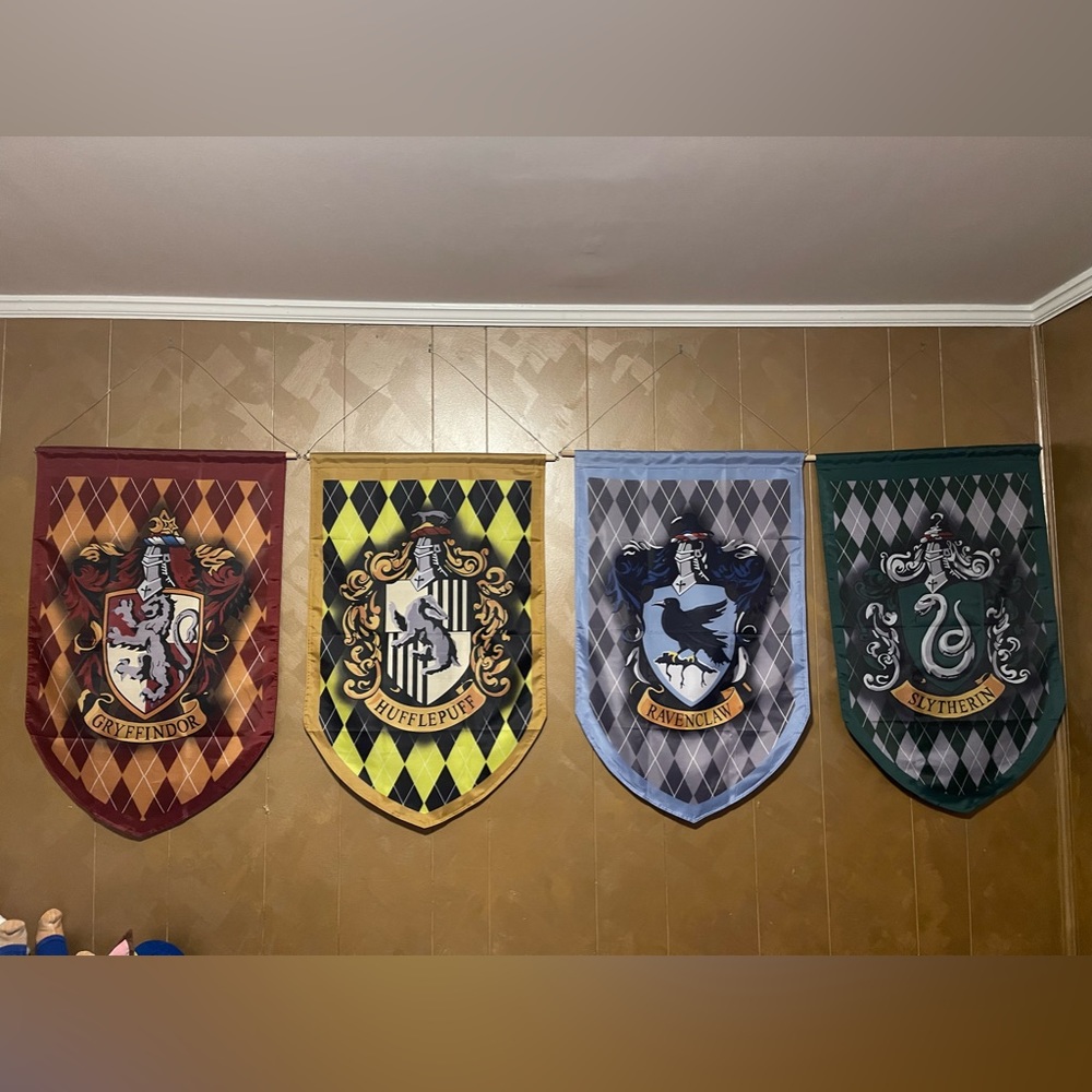 Harry Potter Style Banner -set of 4 37x24 in